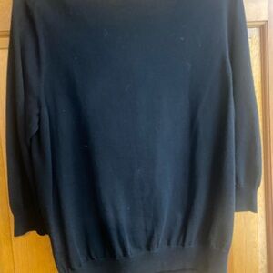 Large Dress Barn 3/4 button up sweater  100% cotton. Worn once